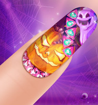 Halloween Nails Saloon Color
